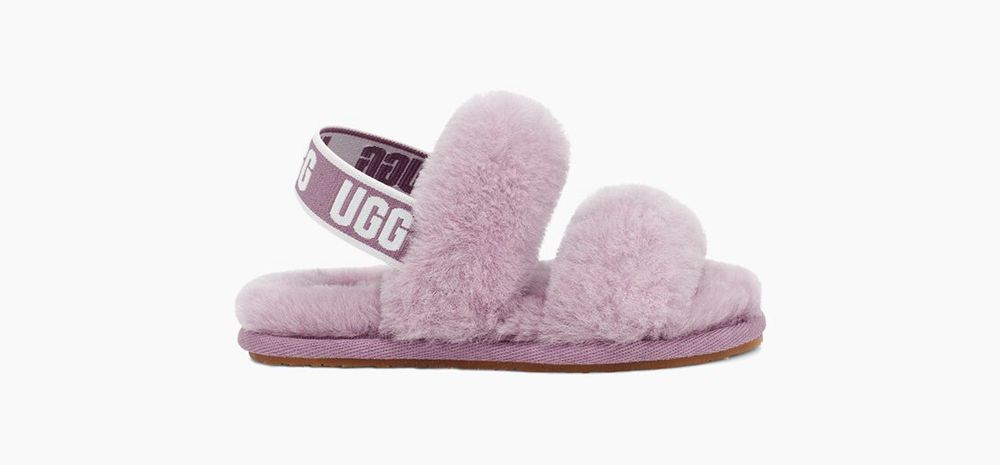 Ugg Slipper Toddlers - Ugg Oh Yeah Purple - 906OLGFDB